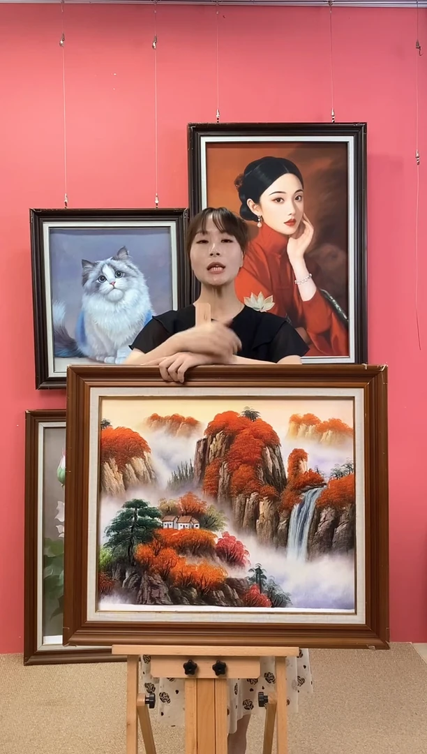 油画真****方 尺寸50*60画芯（不含框）