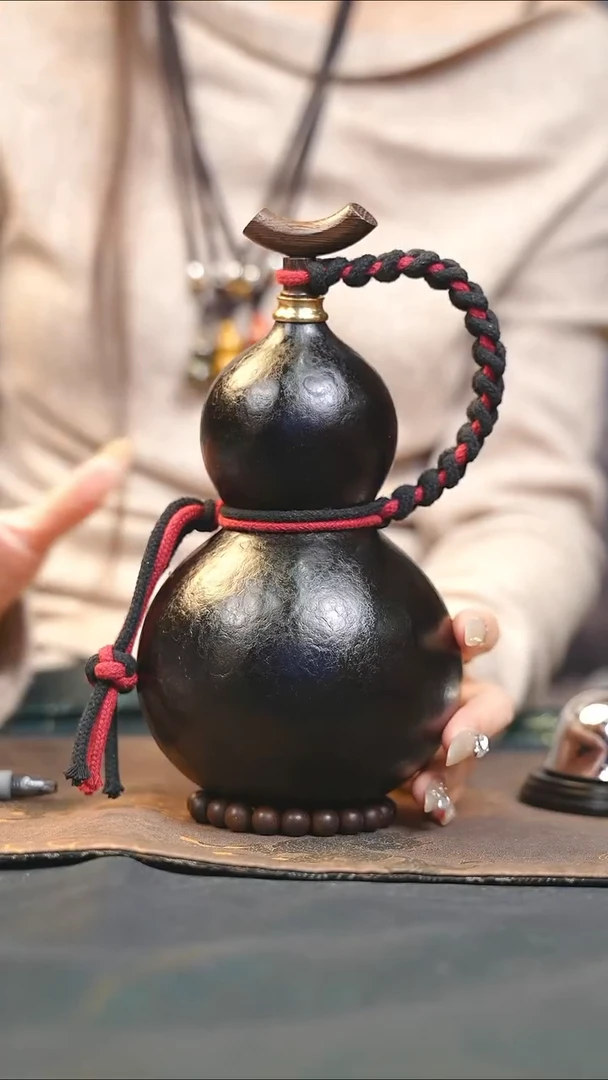 【闪购商品】XU219大漆酒葫芦不包手串及旋转底座