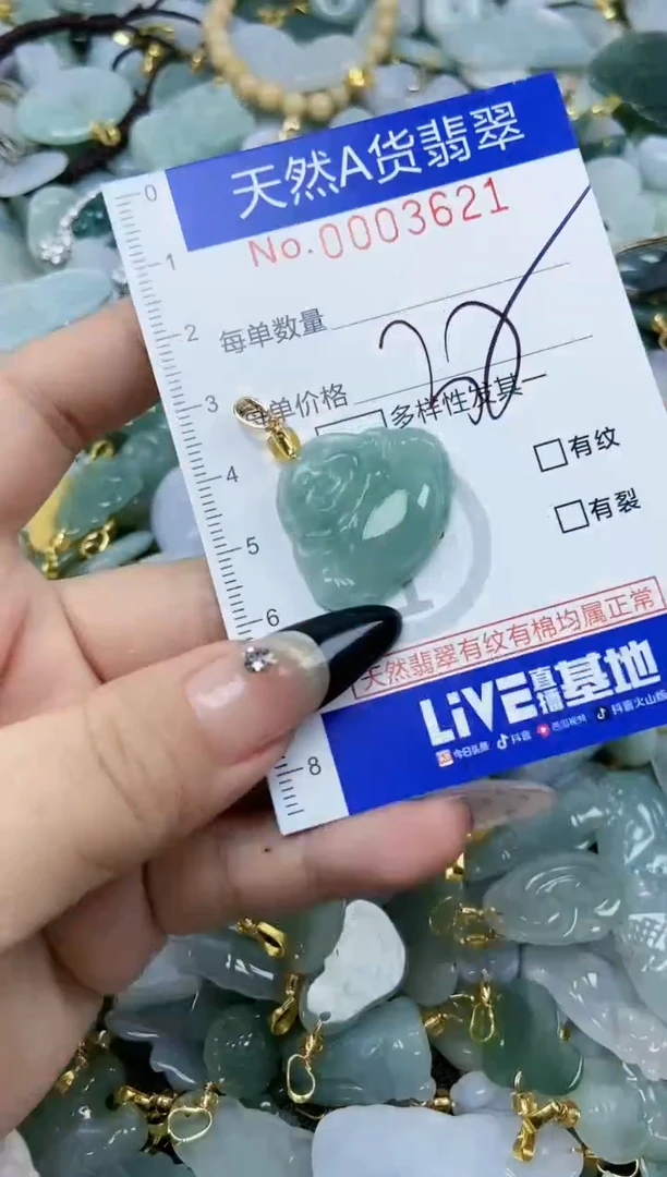 【闪购商品】翡翠颈饰未镶嵌天然A货翡翠