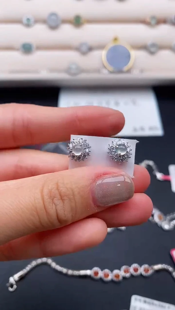 银S925镶嵌戒指翡翠33333333+2