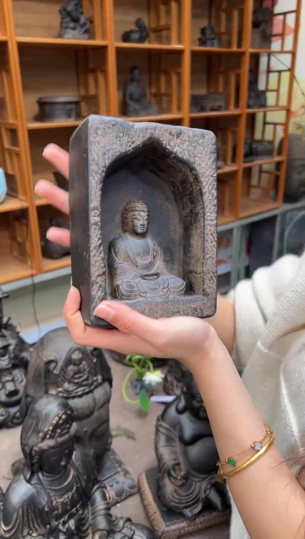 陶土石*,【火山泥】佛龛