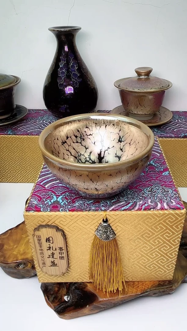 【闪购商品】茶盏春申阁福利1只，礼盒装 束口