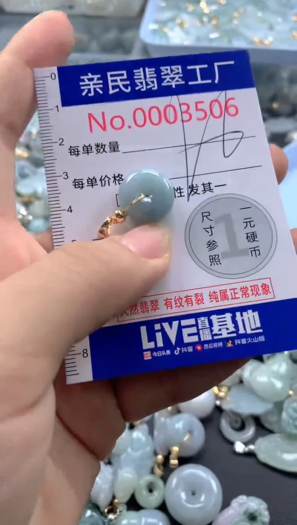颈饰未镶嵌翡翠3506