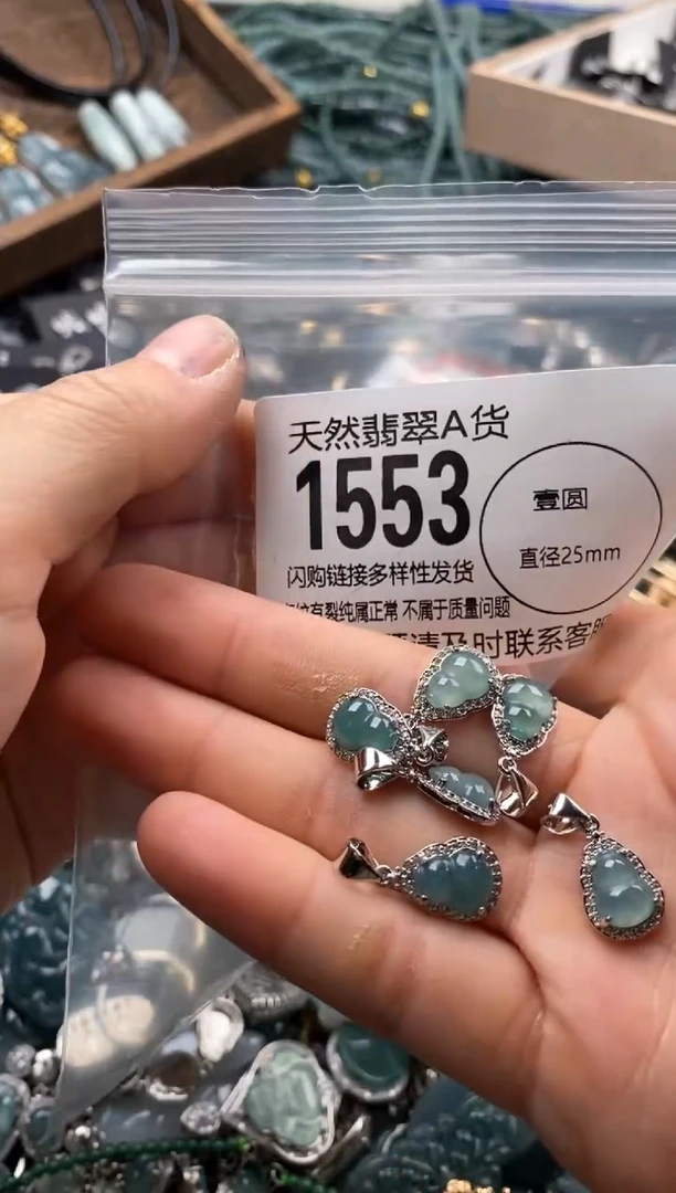 【闪购商品】翡翠颈饰未镶嵌多样性发其一1553