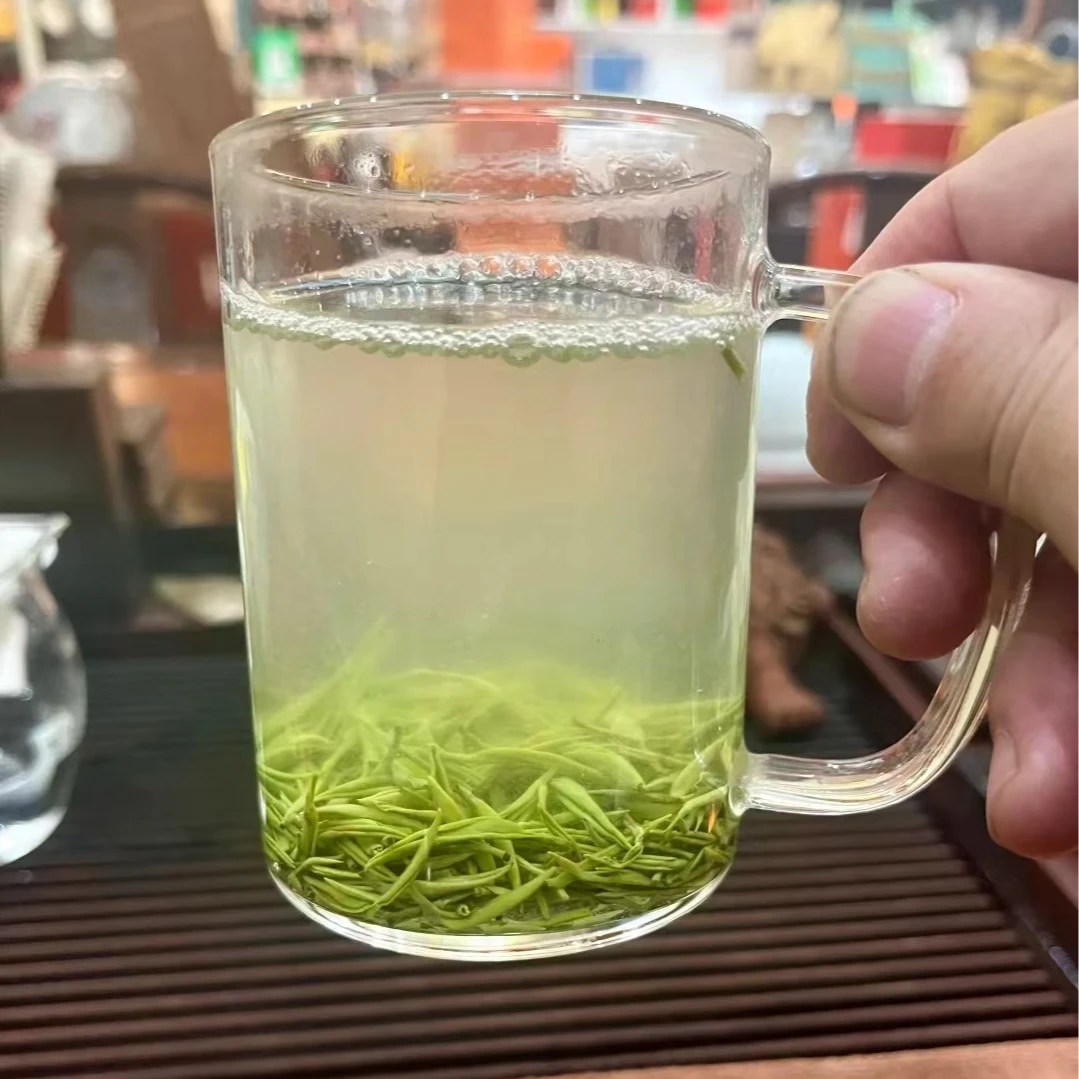 2025新茶安徽大别山全芽明前毛尖浓香耐泡鲜爽回甘