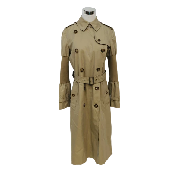 妃鱼/博柏利/棉/风衣/95新/球六01