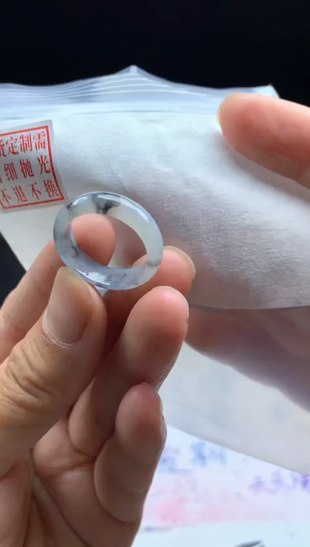 未镶嵌定制翡翠毛货需精细抛光戒圈16#