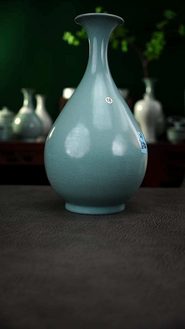 瓷片18号玉壶春瓶 大瑕福利