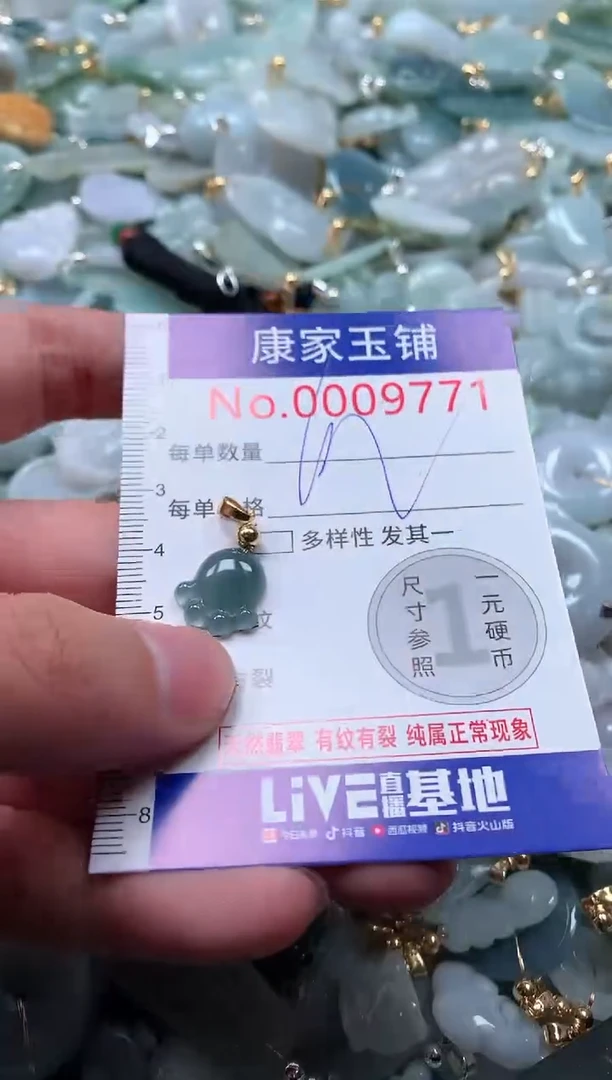 【闪购商品】翡翠吊坠(不含链)未镶嵌9771