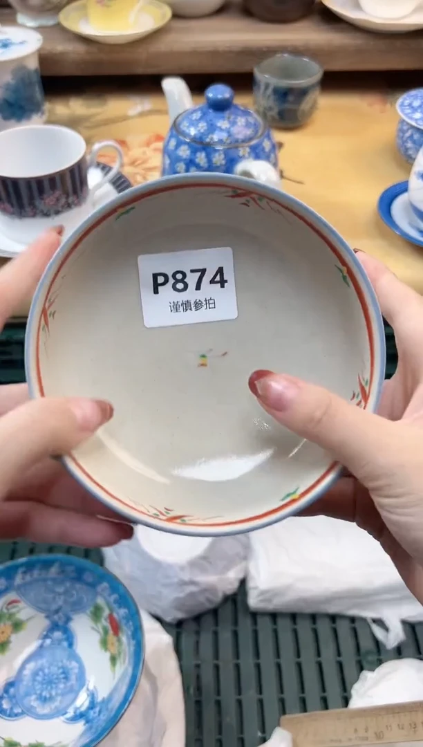 瓷片桃* 874