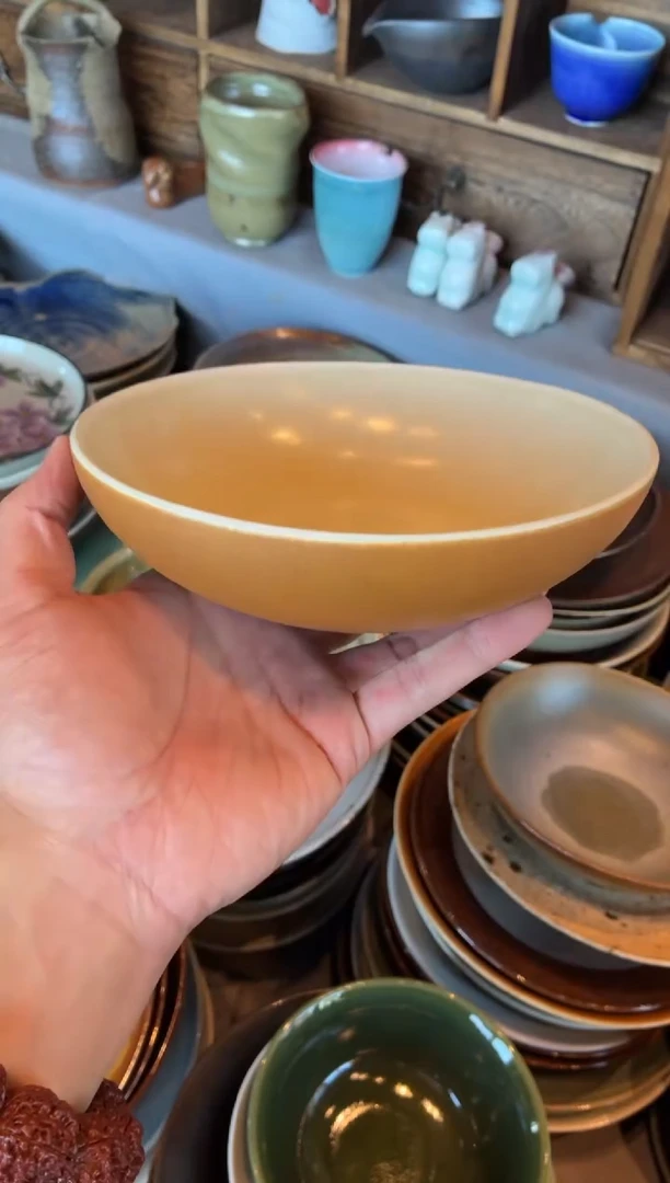 瓷片全量 7.5寸酷金深盘