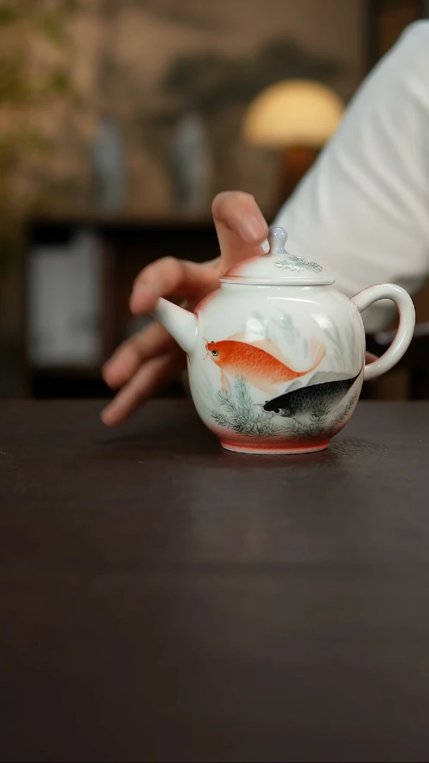 杯景德镇陶瓷杯碗柴烧多人