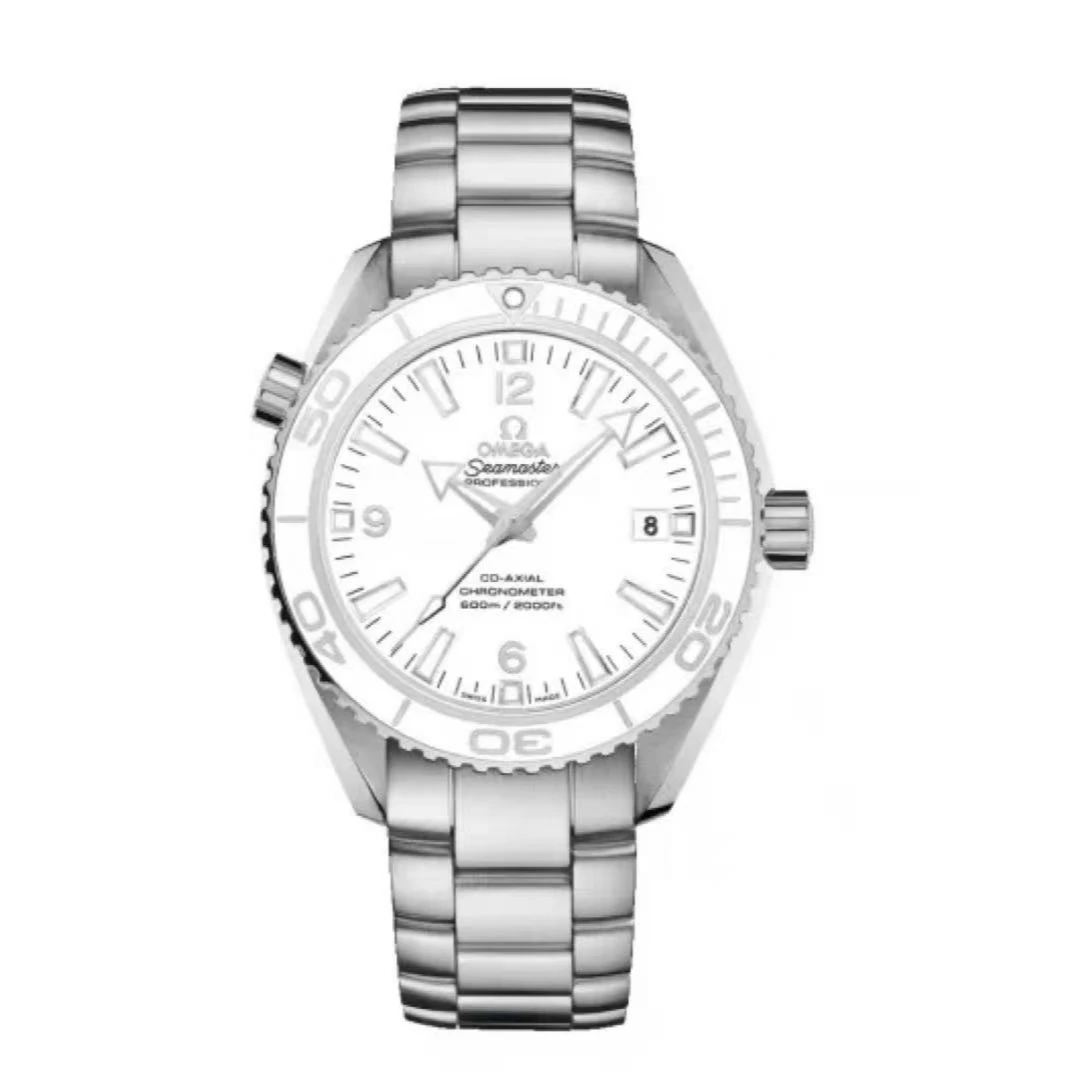 99新 Omega/欧米茄 海马600/表径42mm/白陶瓷/男士腕表/防水