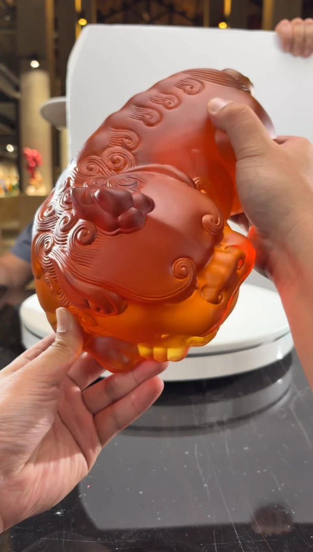 摆件璨石美学蜜蜡卧福貔貅