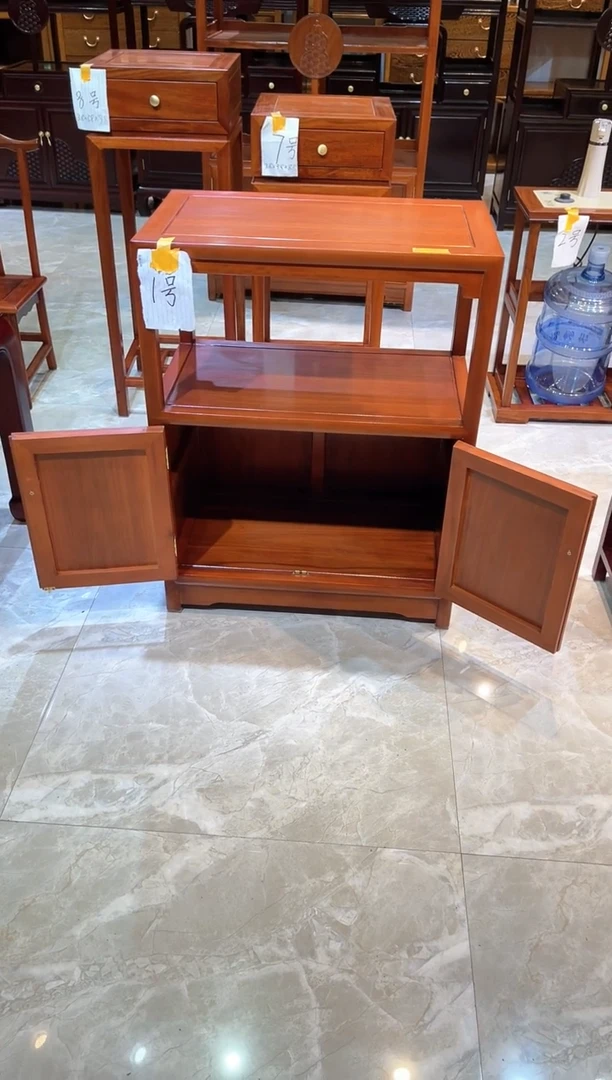 花梨木类成套家具茶水柜65*38*83