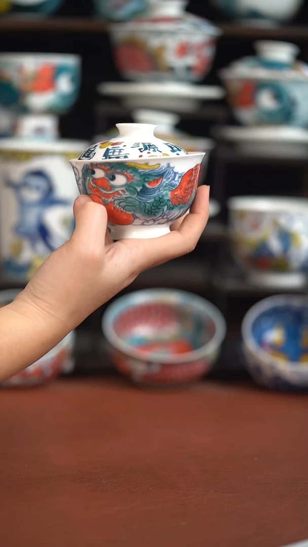 昨明貔貅盖碗（微瑕福利）