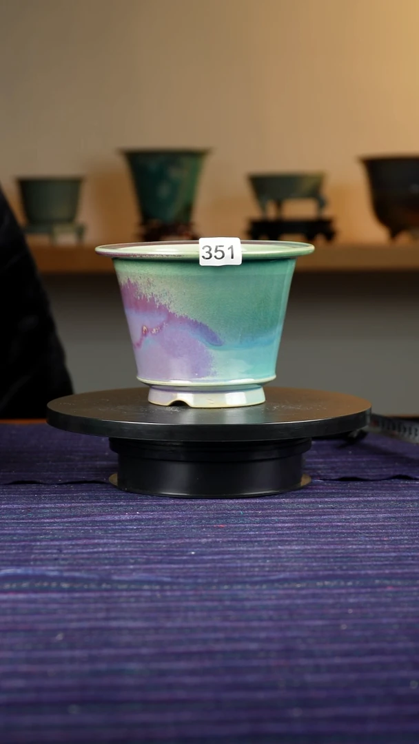 351窑变花盆11.5/16.5
