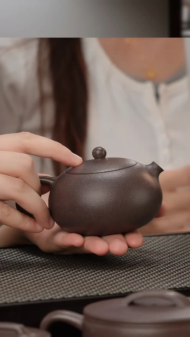茶壶紫砂大水潭天青泥鱼嘴西施160cc