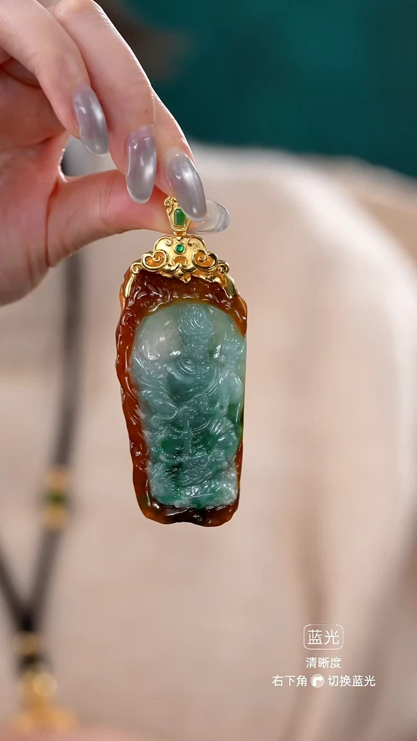 颈饰未镶嵌翡翠吊坠11