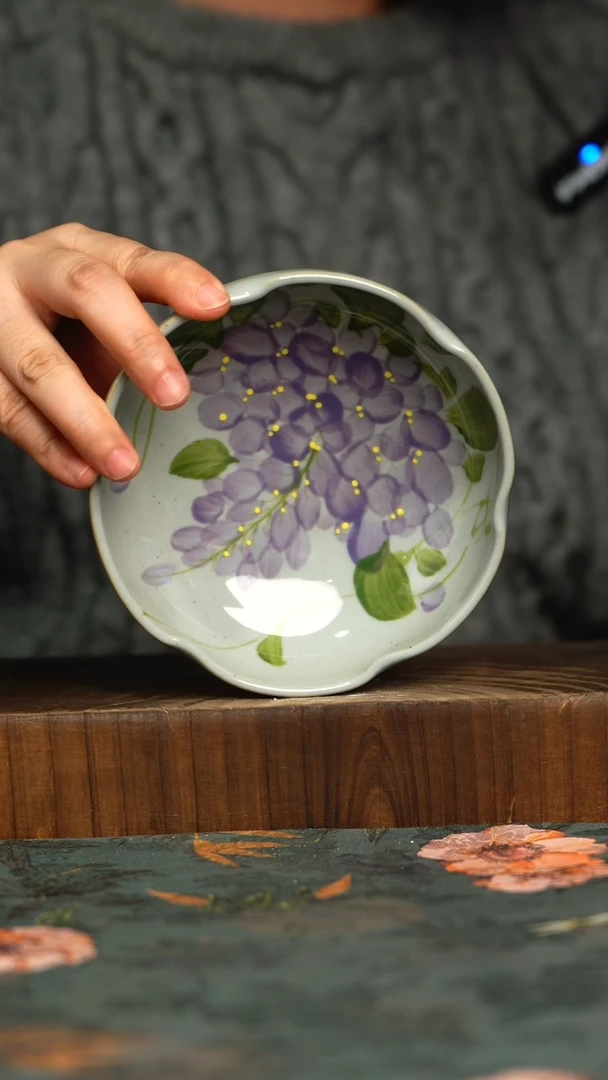 杯釉下彩手工手绘同款陶器