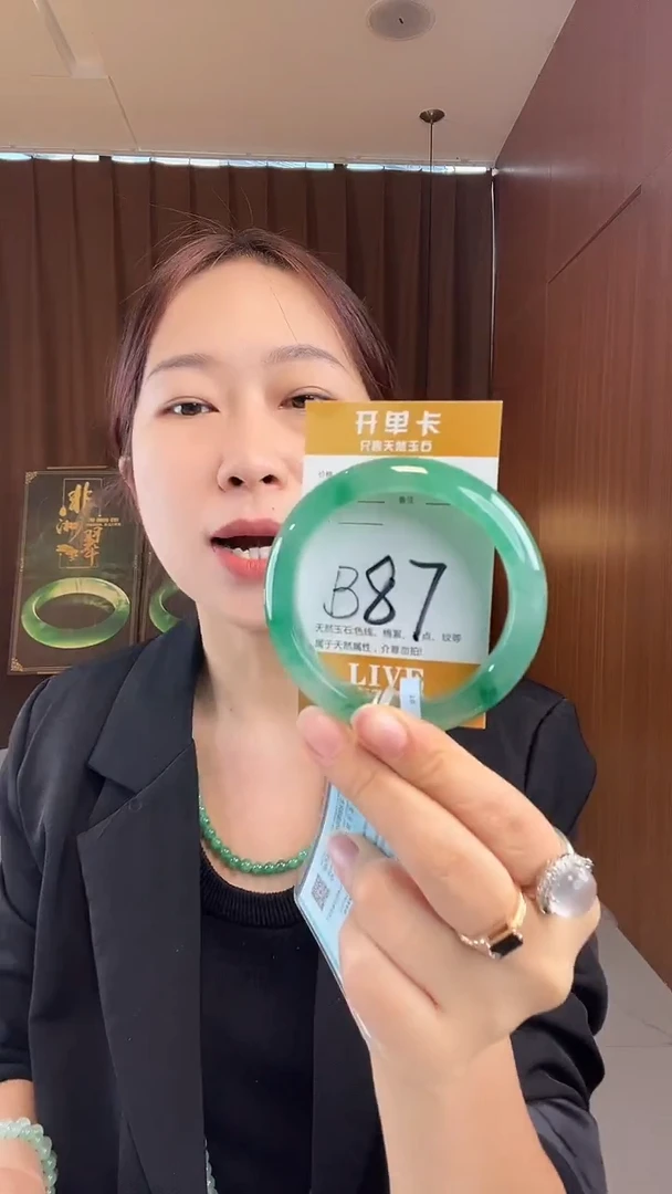 未镶嵌手镯石英质玉非洲翠5758