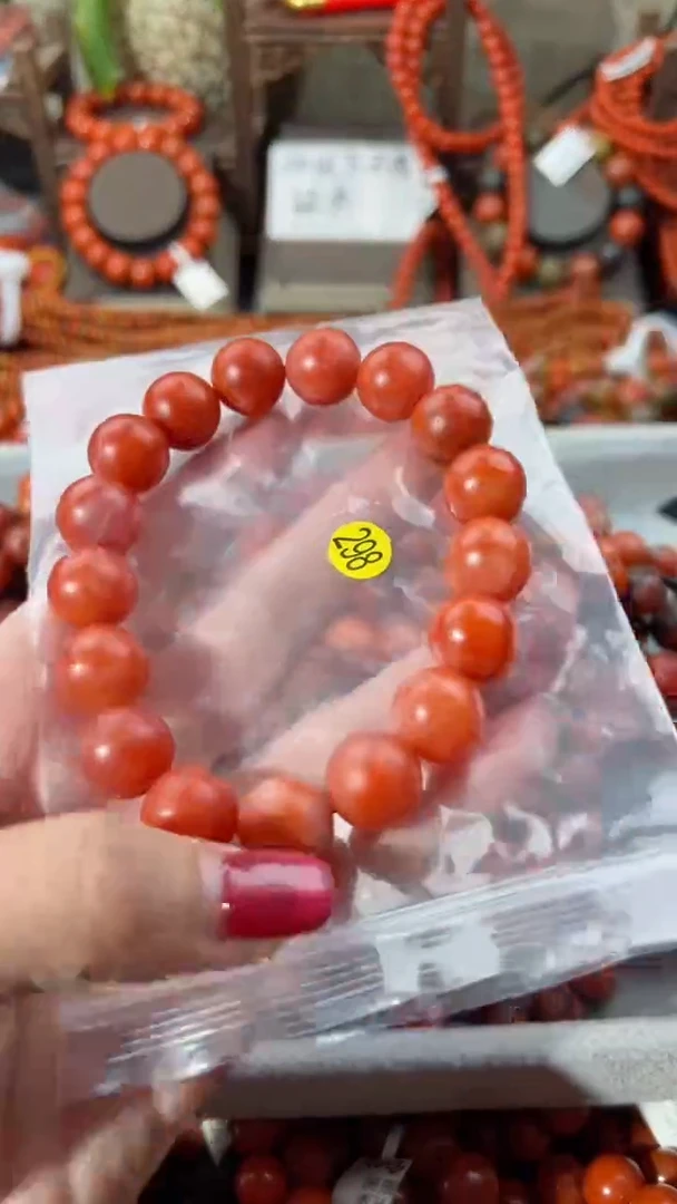 【闪购商品】南红玛瑙手串未镶嵌13