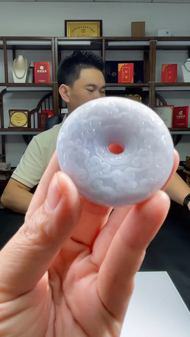 吊坠(不含链)未镶嵌翡翠天然A货翡翠多样性发其一JYZY-9.23-23