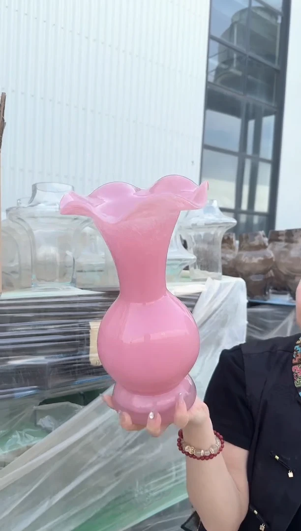 原色料水晶玻璃花瓶