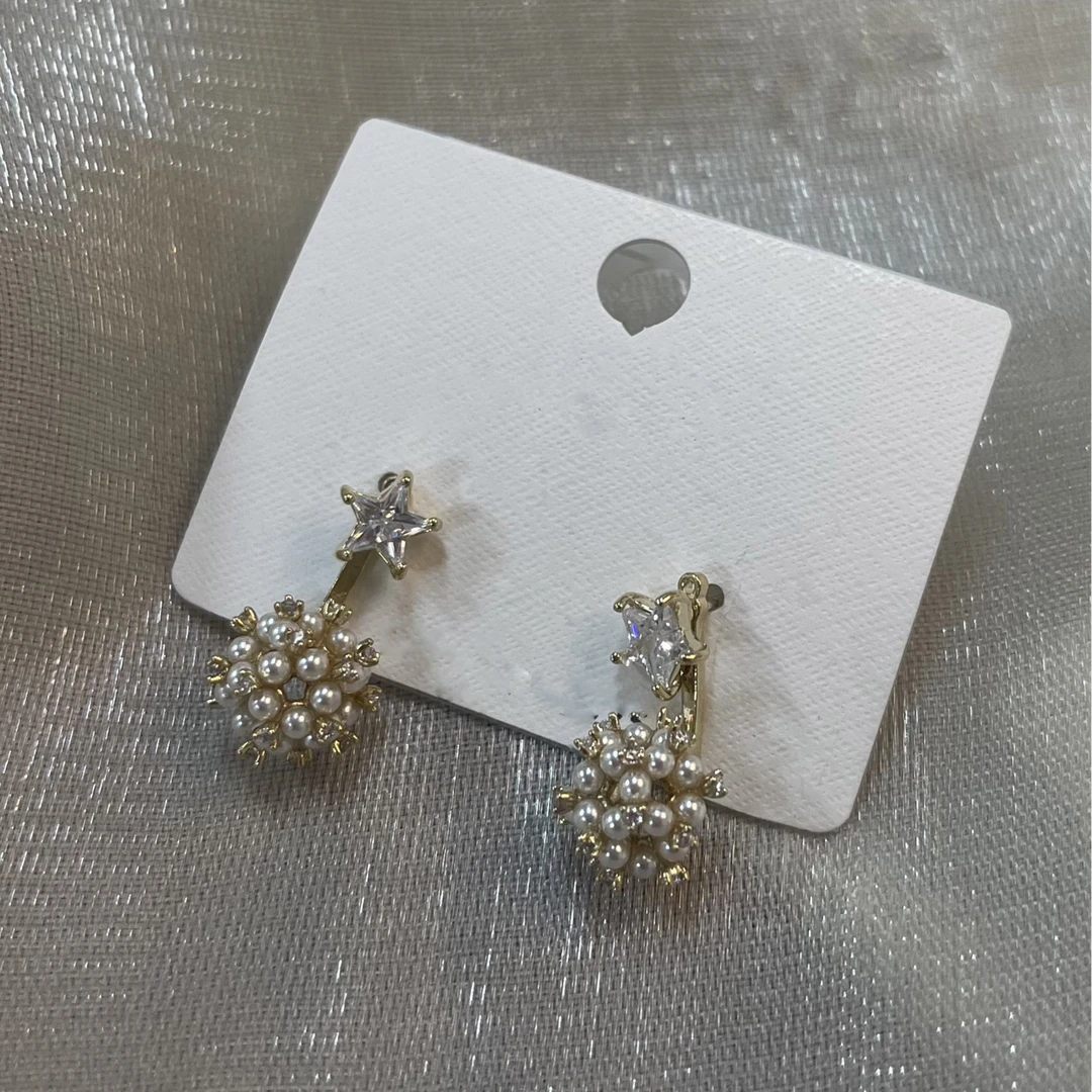 合金仿珍珠耳饰 SS752  时尚创意百搭耳钉