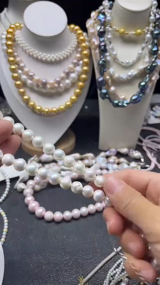 颈饰未镶嵌淡水珍珠多人