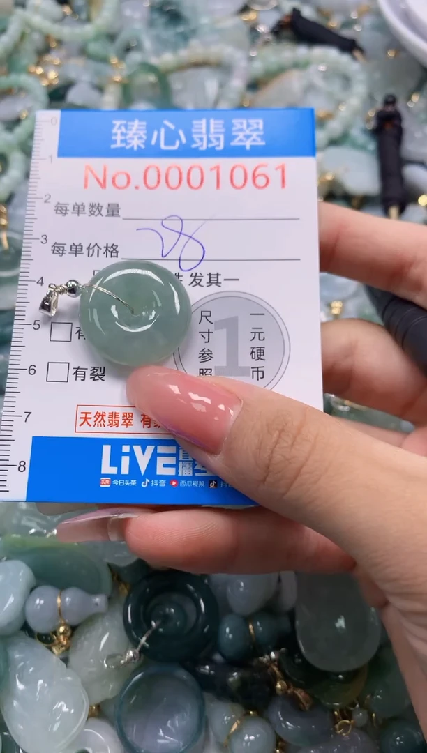 翡翠未镶嵌颈饰1061