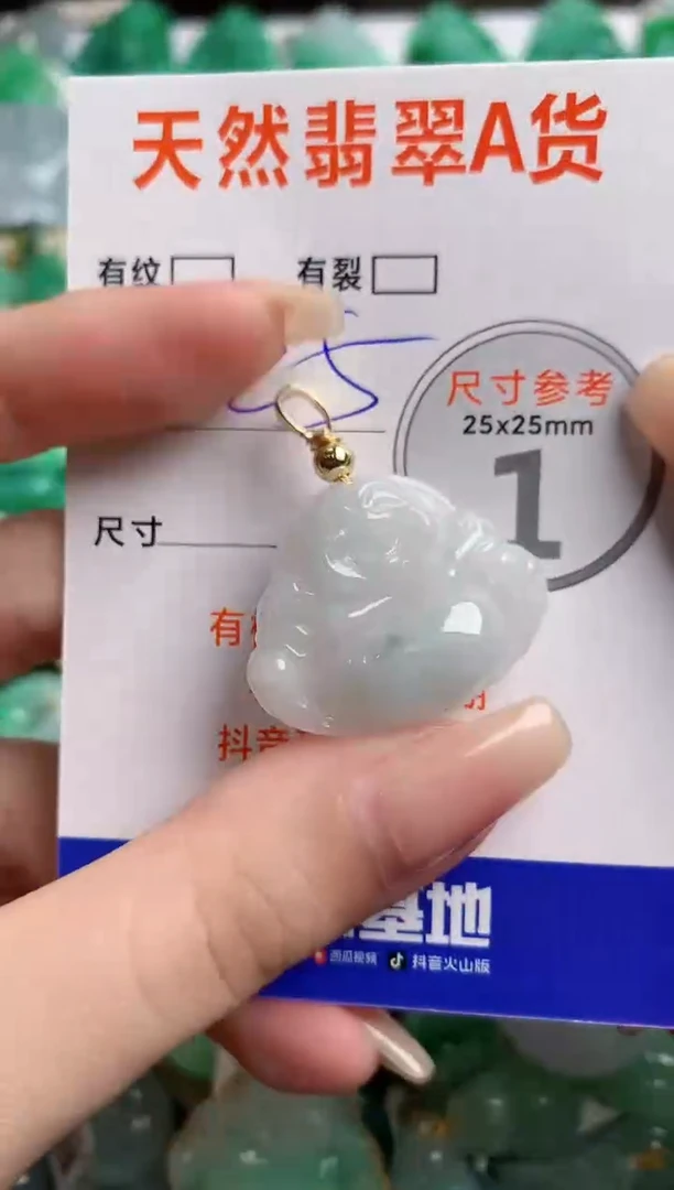 翡翠未镶嵌颈饰24000909