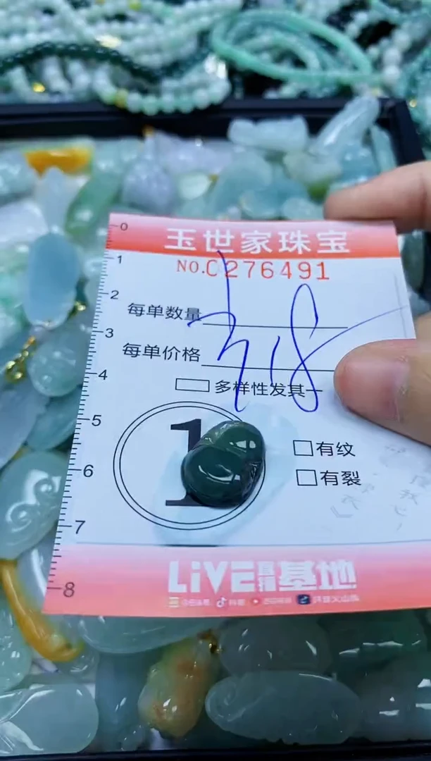 翡翠未镶嵌颈饰闪购0276491