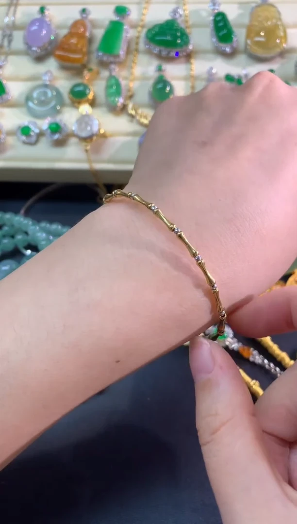 手镯18K金手镯|980