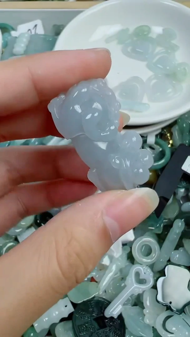 散珠翡翠292号链接，A货翡翠