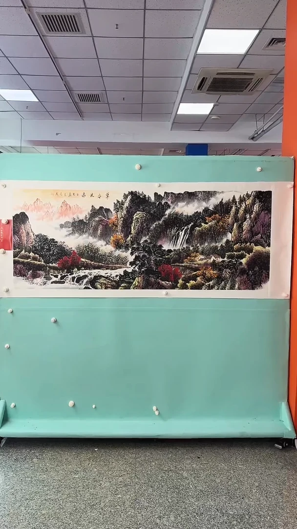 国画房光友12平尺山水绘画作品