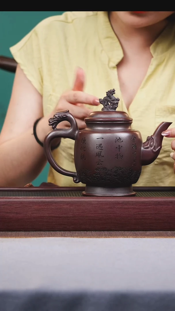 茶壶紫砂宜兴原矿紫砂作品