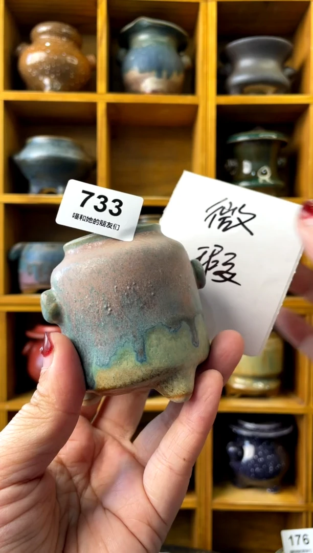 【闪购商品】陶微瑕733 内口3【多肉花盆多肉盆】