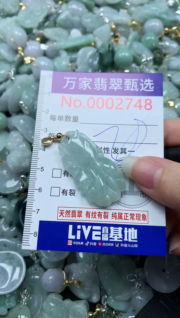 吊坠(不含链)未镶嵌翡翠2748