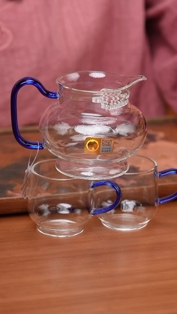 【闪购商品】禾器/熠然月牙款/浅蓝色+水月杯浅蓝2入