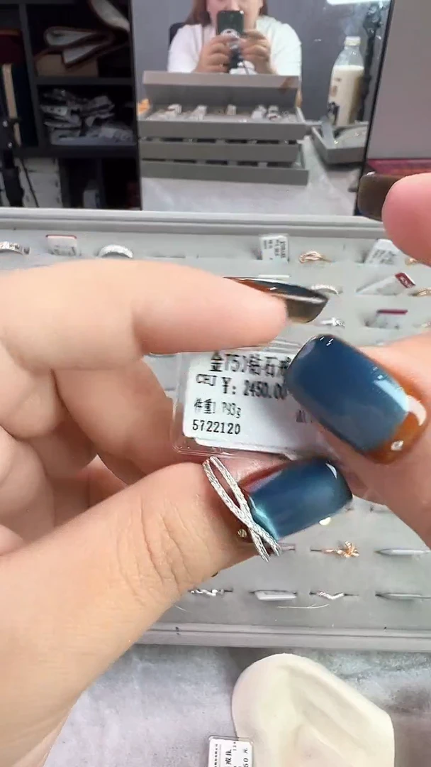 18K金镶嵌戒指/指环钻石星哥臻选【全新品牌天然真金真钻】