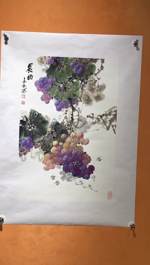 国画刘金玉老师亲笔手绘