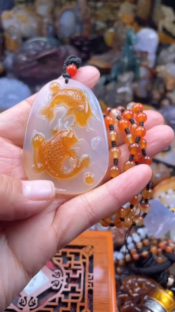 【闪购商品】玛瑙/玉髓颈饰未镶嵌AA