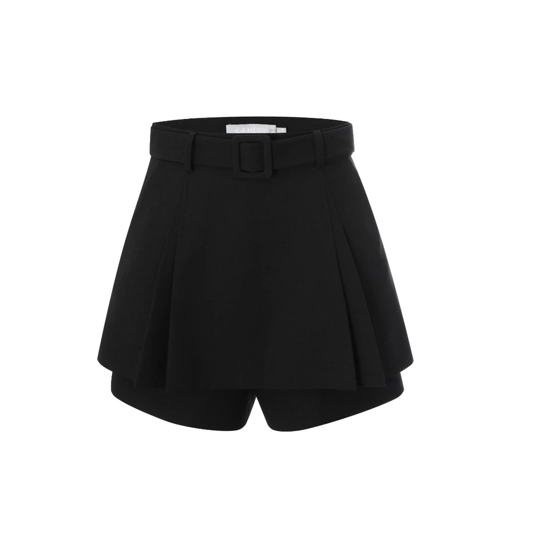 LAMERRY 黑色短裤 配：腰带 LWFS1D021