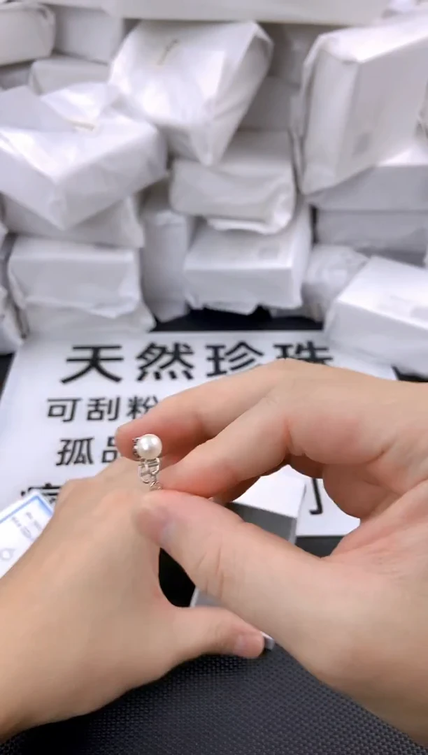 未镶嵌耳饰淡水珍珠jz1007