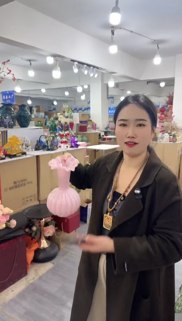 【闪购商品】琉璃昕洋花器T-品17