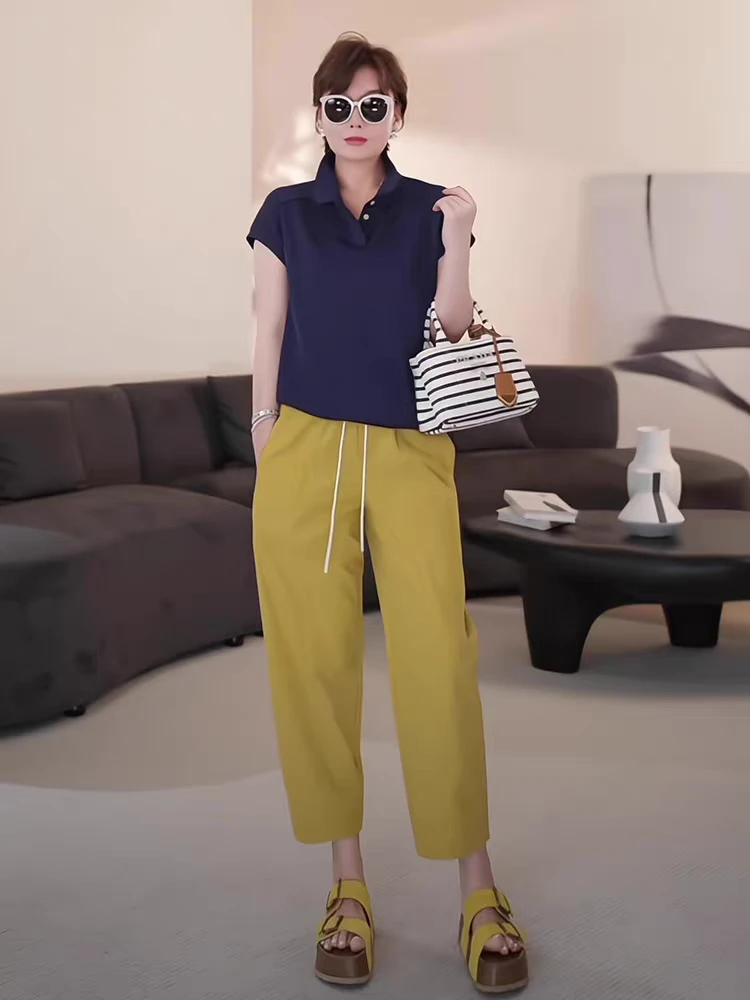 高货气质时尚夏季简约短袖