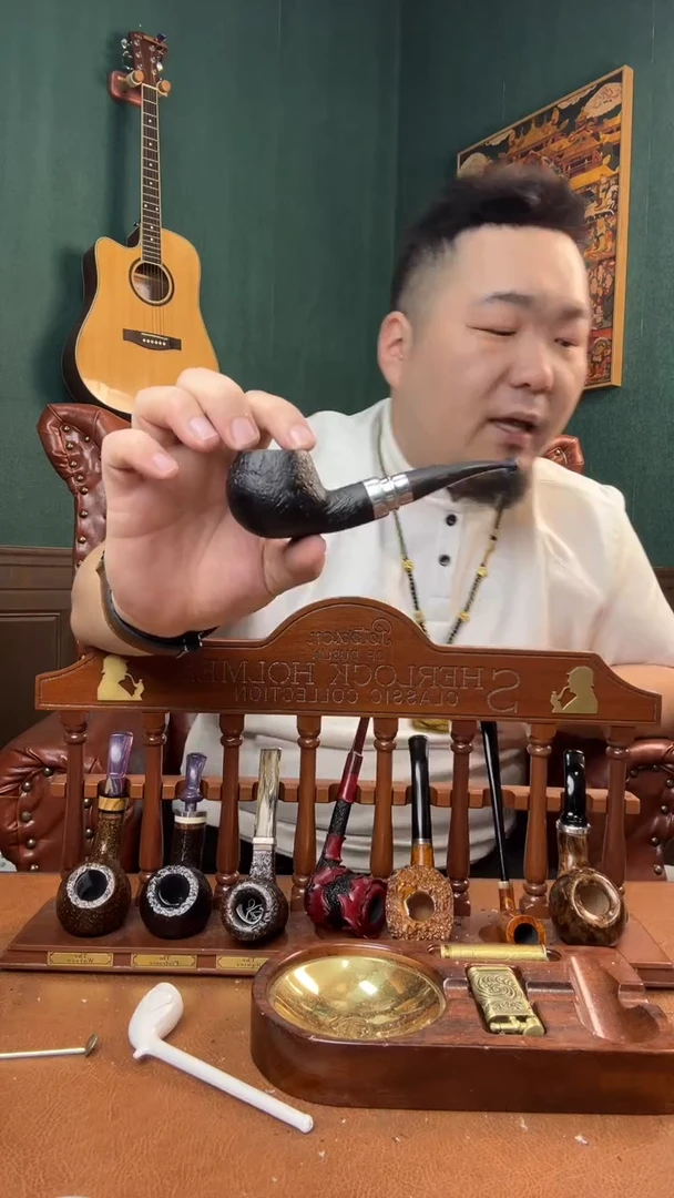 石楠木木雕款意大利进口石楠木烟斗