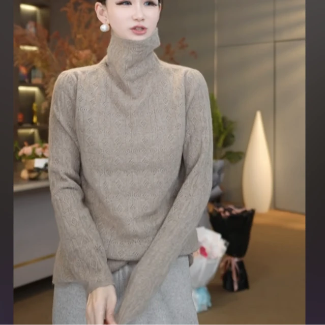 【山羊绒小衫】精品时尚新品舒适女款JC22801上衣