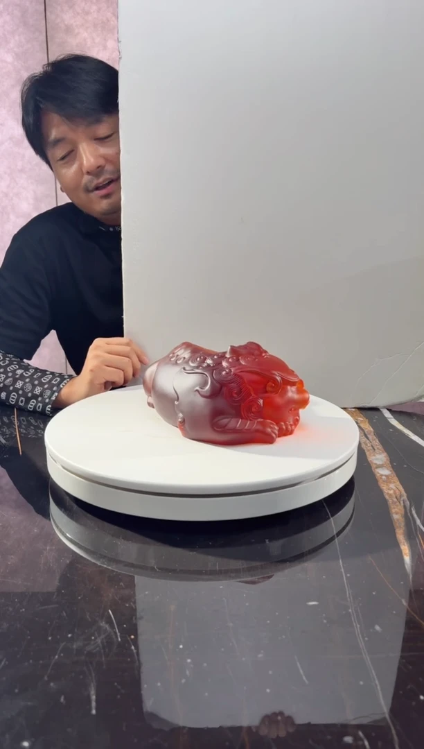 摆件璨石美学蜜蜡卧福貔貅